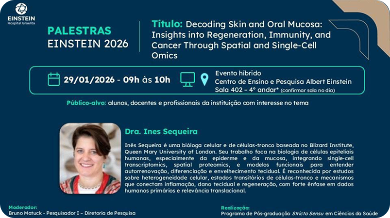 Palestras Einstein 2026 -